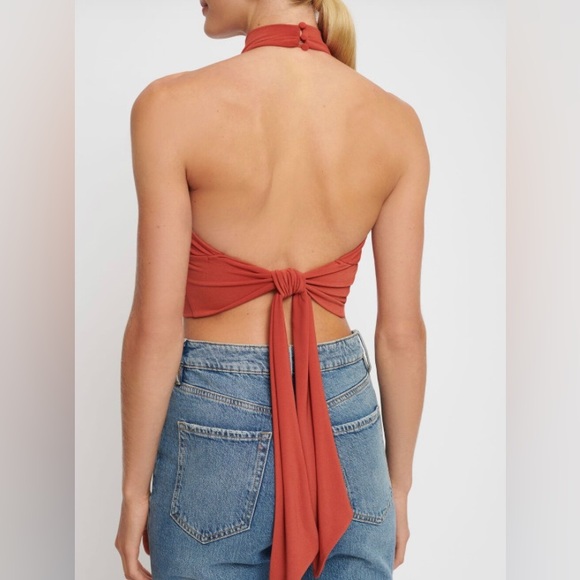 Dynamite backless halter top XL - Picture 2 of 5